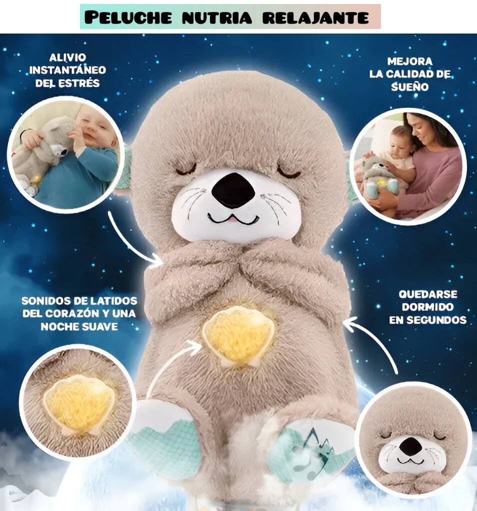 PELUCHE DE NUTRIA RELAJANTE