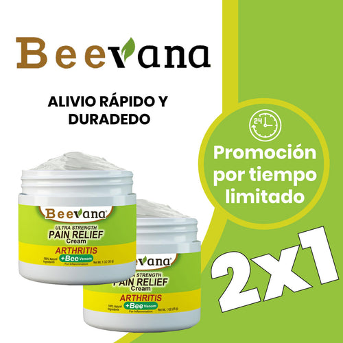 CREMA BEEVANA PARA DOLORES E HINCHAZÓN DE ARTICULACIONES