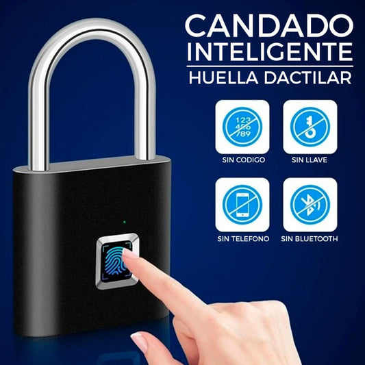 CANDADO INTELIGENTE CON HUELLA DIGITAL