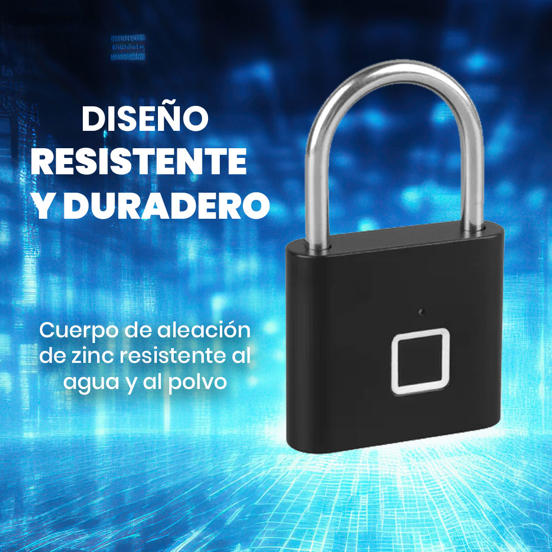 CANDADO INTELIGENTE CON HUELLA DIGITAL